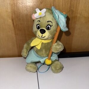 Yogi Bear Cindy Girlfriend Plush Blue Parasol Hanna Barbera 8" Stuffed Animal